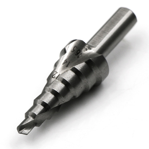 4-16.5mm triangular shank spiral groove step drill, pagoda drill, aluminum mold reaming drill bit, high speed steel step drill