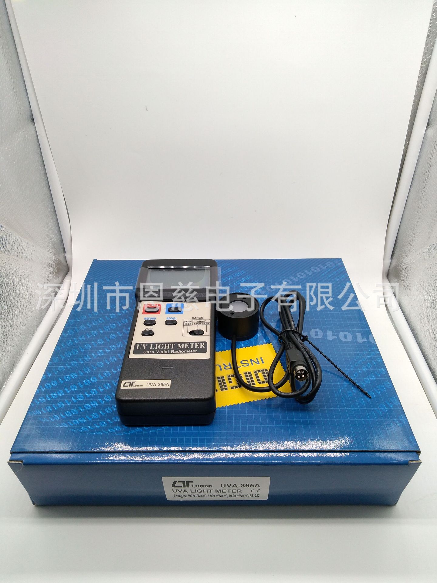 LUTRON路昌UVA365A紫外线强度计UVA-365A消毒杀菌灯紫外辐照计