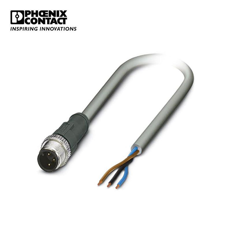 菲尼克斯 传感器/执行器电缆 - SAC-3P-M12MS/10,0-C10 - 1411708