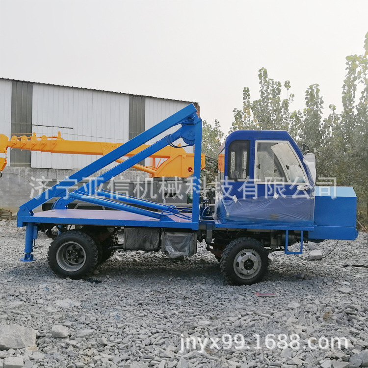 厂家改装2吨至5吨轮随车吊 拉棺木下葬平板吊 四轮下葬龙门吊