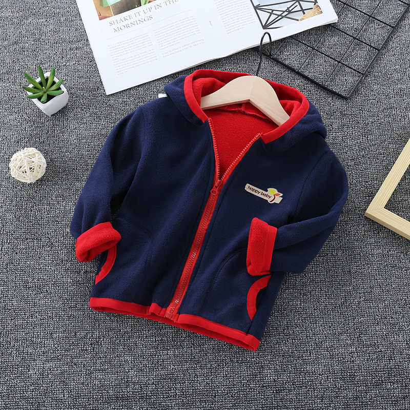 2024 Spring and Autumn New Men Women Children Zip Hooded Puffer Fleece Sweatshirt Long Sleeve Jacket 1-12 Years Old Korean Version Fashion Style