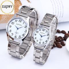 簡約創意款xapwv鋼帶男士 手錶防水休閒情侶手錶女款一對廠家直銷