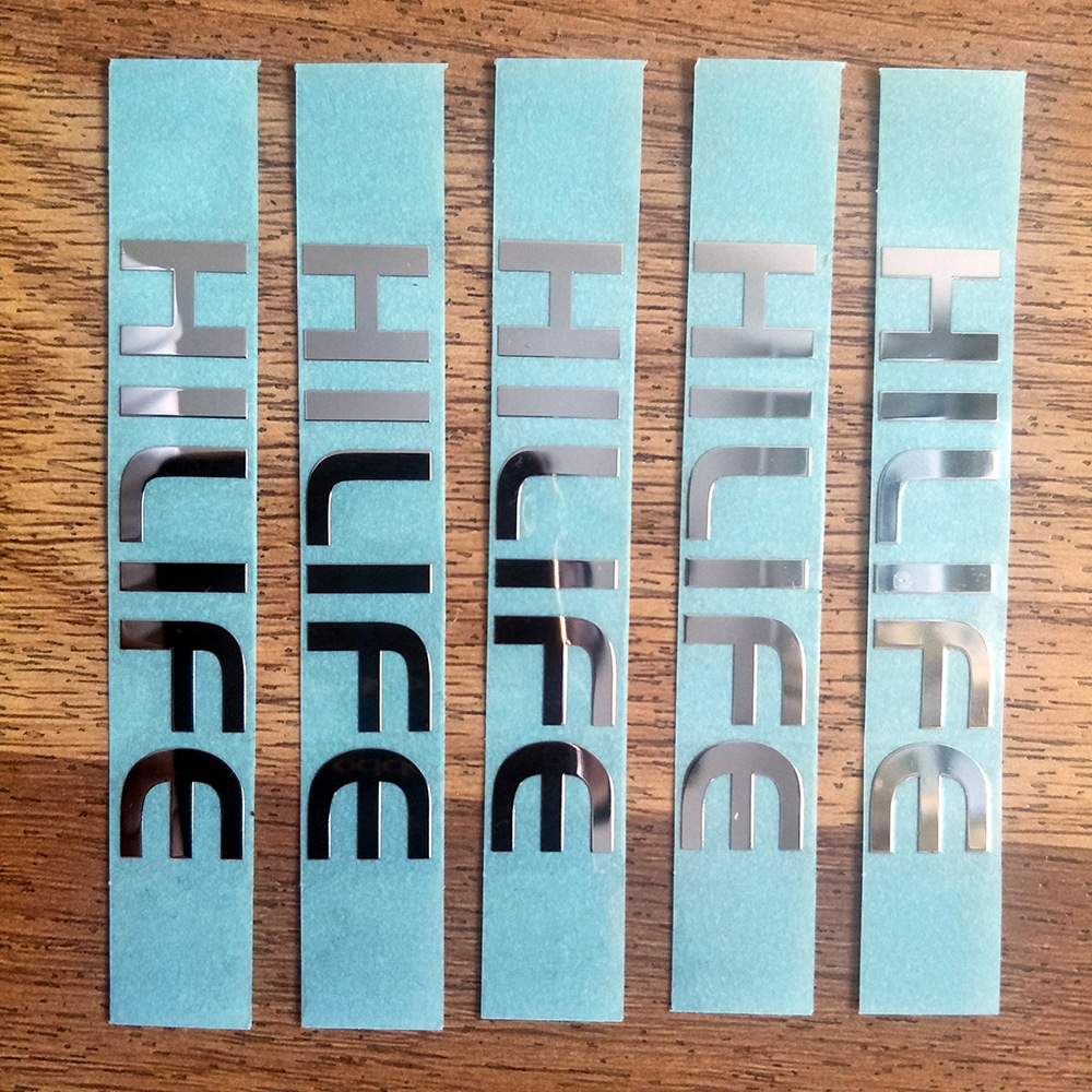 定做超薄镍标 金属分体标贴 金属不干胶 家电家具金属LOGO定制