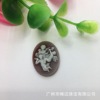Cameo Angel Order 15X20mm relief ultrasound carving European and American new DIY jewelry accessories