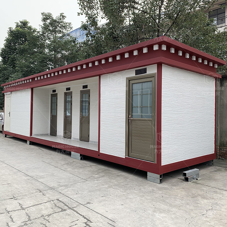 【现货】四川成都藏式风格环保生态厕所 高海拔景区微生物厕所