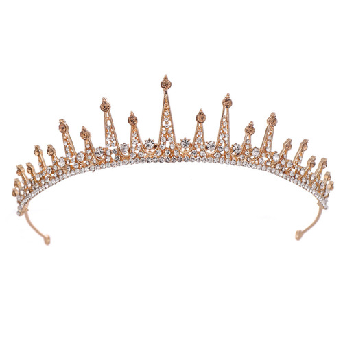 Hairpin hair clip hair accessories for women Crown crystal crown hair band show headdress Princess Birthday crown headdress