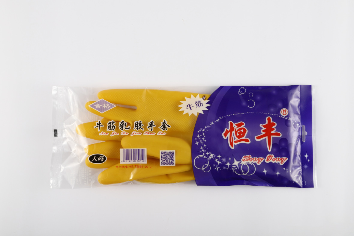 乳胶手套\乳胶手套\乳胶\耐弱酸碱\恒丰
