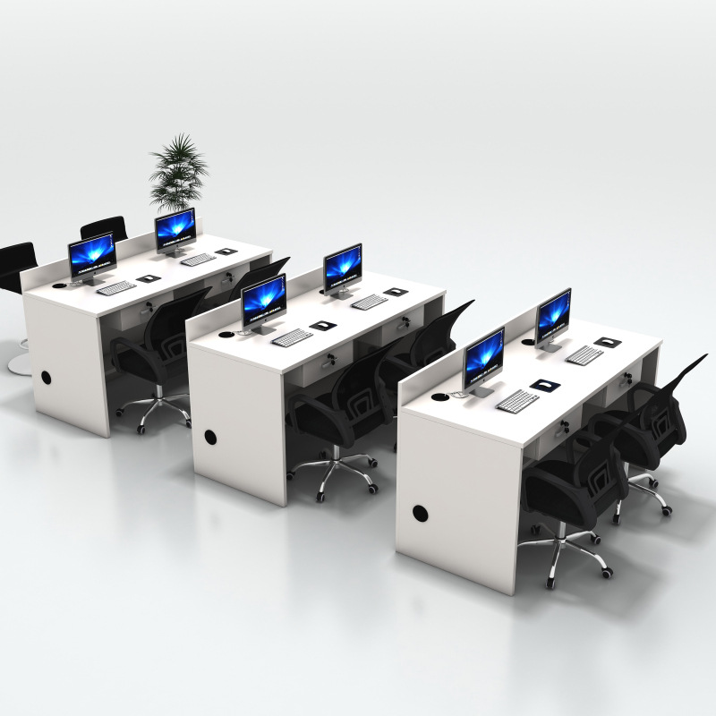 房产中介公司吧台接待台旅行社培训服务前台地产咨询办公电脑桌|ms