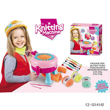 创意DIY羊毛编织器过家家儿童手工手摇编织毛线玩具