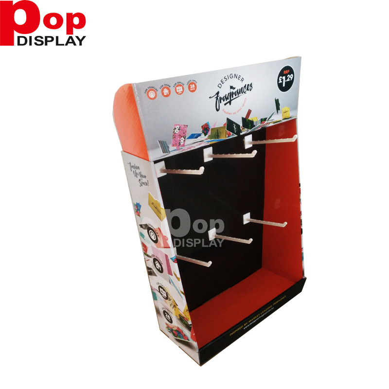定制小商品纸展架纸货架挂钩式玩具纸货柜商品纸展示陈列货架广告