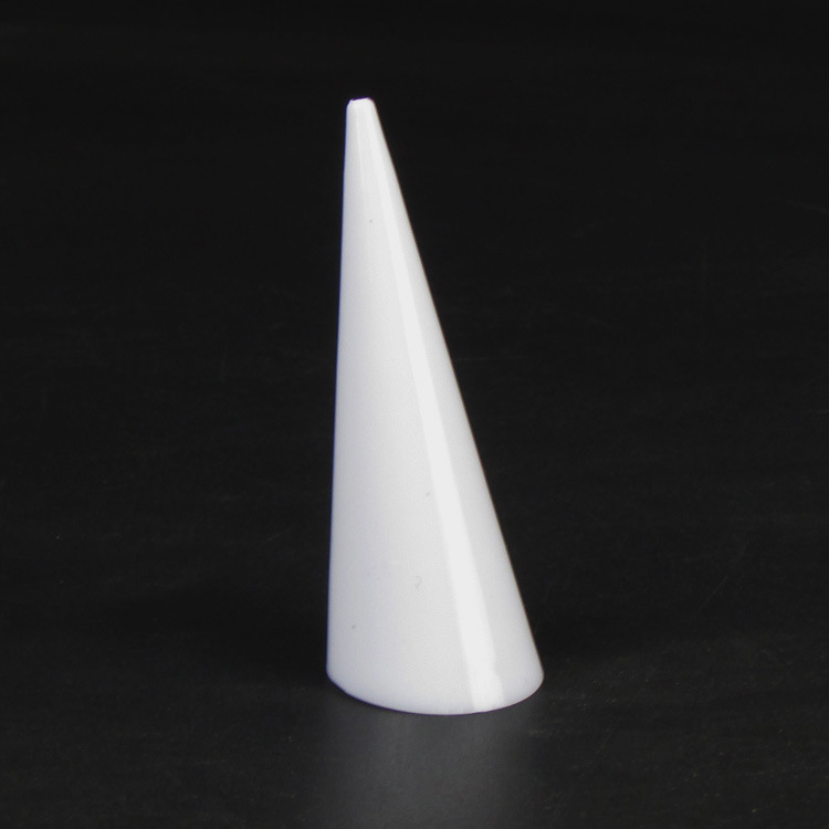 1g Weight Plastic Material White, Black Color Ring Display Tapered Ring Shelf Jewelry Rack Shop Stall Props Jewelry Rack 3