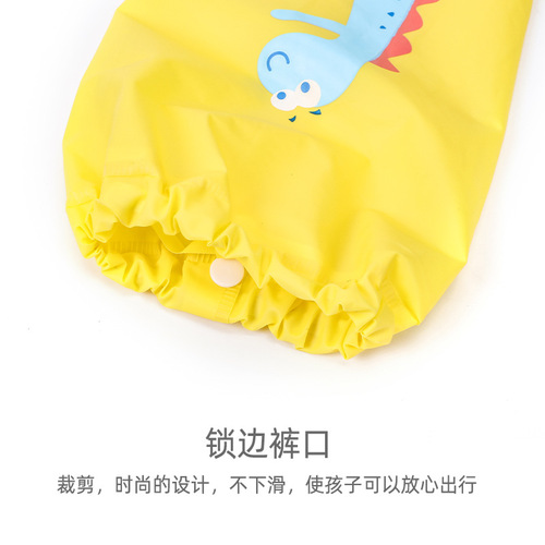 Children's leg covers, water-resistant and stain-resistant cartoon foot covers, over-the-knee rainy day baby leg covers, anti-dirty rain pants and rain shoe covers, trendy