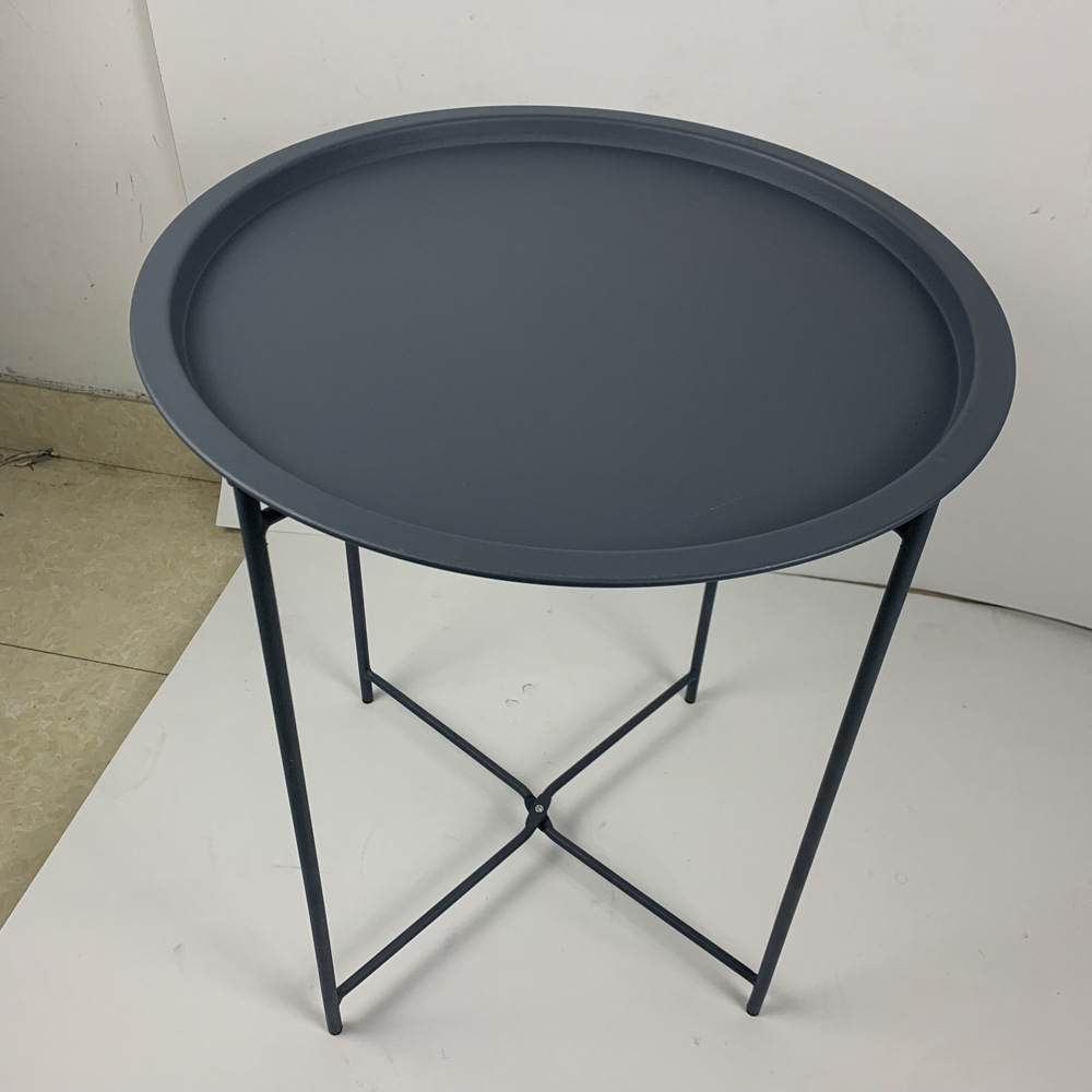 Suministro directo de fábrica sofá mesa auxiliar sofá Mesa bandeja de café Mesa 46 bandeja de mesa de curling mesa desmontable pequeña mesa de té