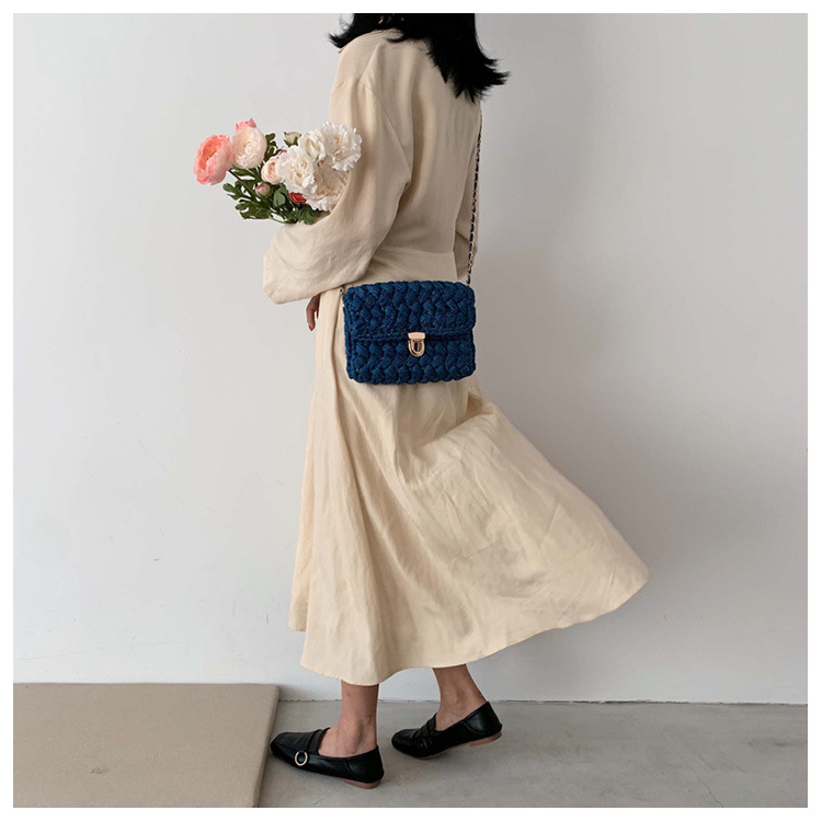375g Weight Lock clasp Closure Type Single Shoulder Strap Strap Type Straw Bag Bags Type Travel, Street, Shopping Occasion Braid Material Color Block Pattern All Seasons, Spring&Summer Season Women's Gender Cute, Vacation Style Square Shape Women's Braid Color Block Cute Vacation Square Lock Clasp Straw Bag 2