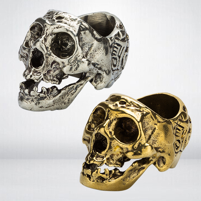 Rubin Sharansky LUBINSKI Cigar tray Metal Copper-nickel alloy portable Skull Ring parts