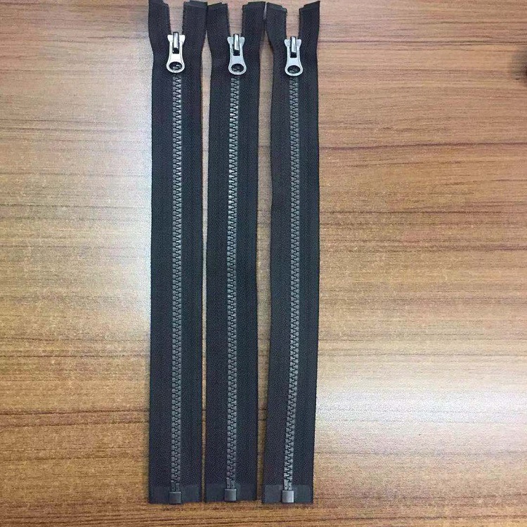 5#胶牙仿金属牙青古铜齿克叻齿黑齿开尾闭尾杏仁头拉链厂家直销