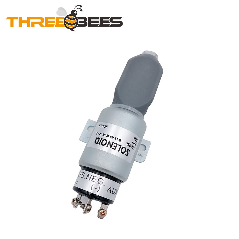 柴油发电机组停机断油电磁阀铁熄火电磁阀 1751es-12E7U1B1S5A