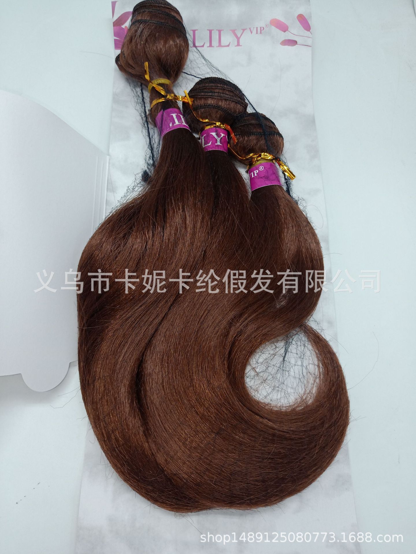 Cortina de cabello simple para pelucas de cabello de gran rollo de diferentes longitudes