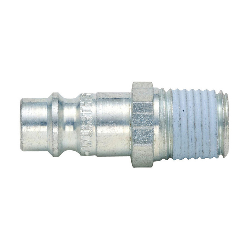 wurth/伍尔特外螺纹插入式喷嘴 钢质快速公接头-外螺纹R3/8”