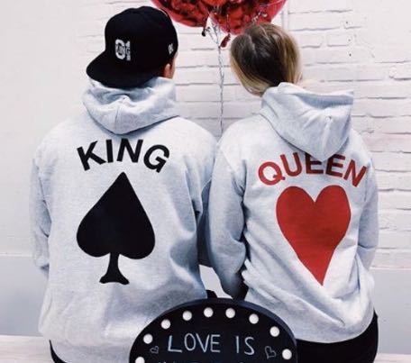 King Queen Hoodie Back