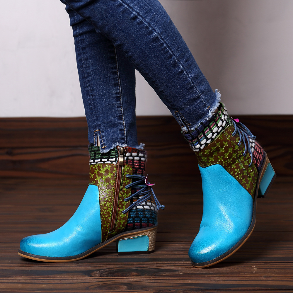 Bottes femme en En cuir - Ref 3354266 Image 8