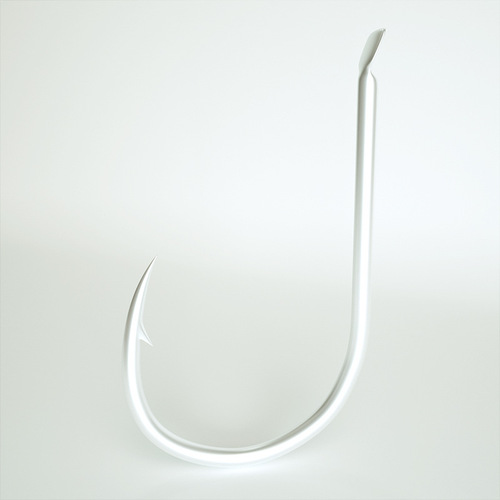 Gamma Fish Hook Senmata White Barbed Competition Hook Jidiaohai Fishing Hook