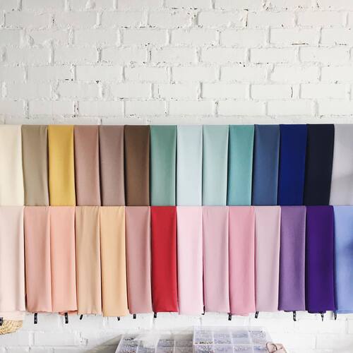 54-color optional high-quality straight corner edge solid color pearl chiffon scarf headscarf chiffon scarf scarf