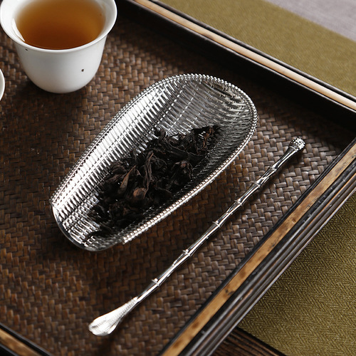 Alloy Tea Pick Set, Tea Ceremony Six Gentlemen Bamboo Kung Fu Tea Set, Tea Tools, Tea Spoon, Tea Spoon