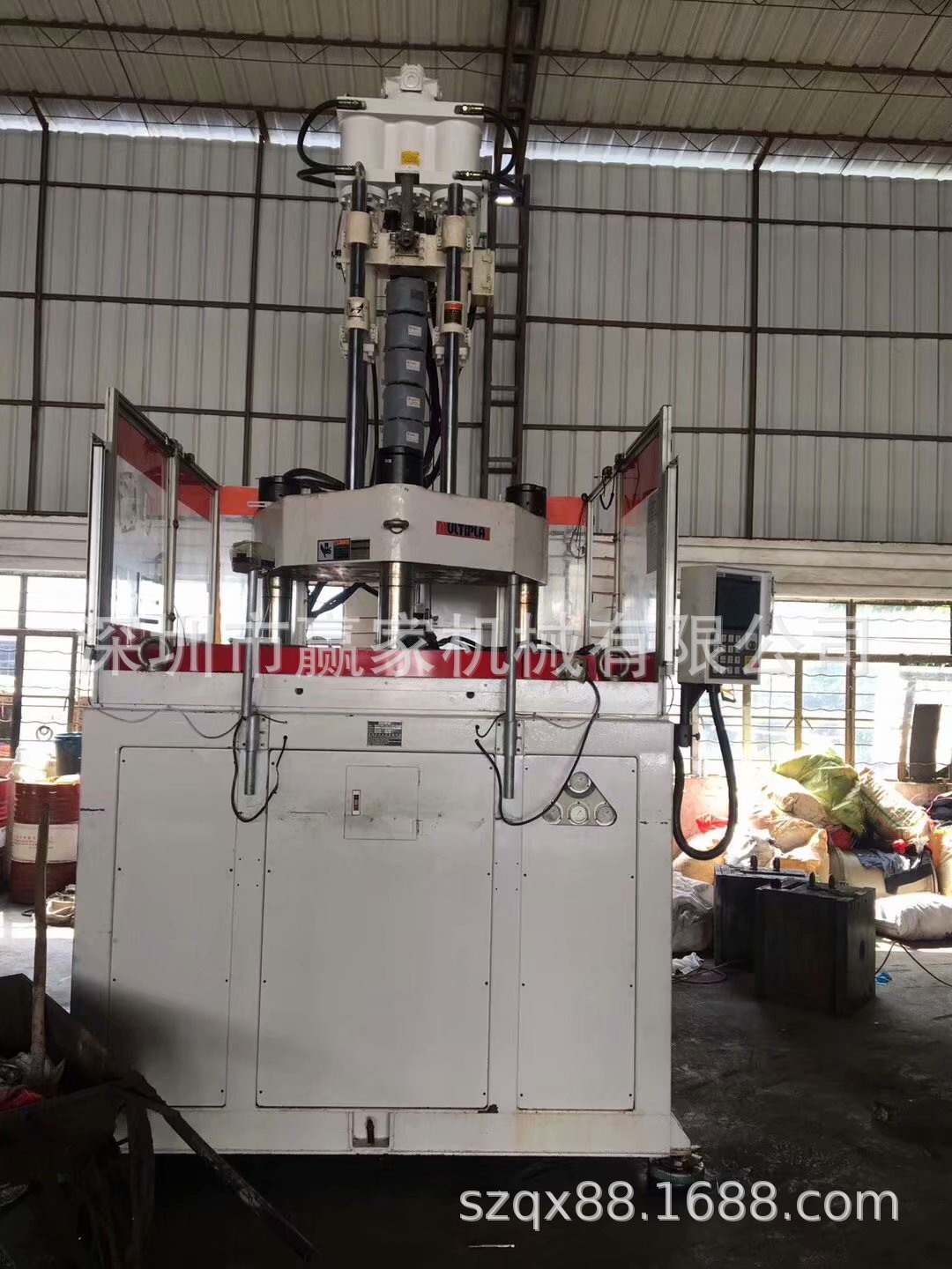 厂家出售百塑160T圆盘立式注塑机