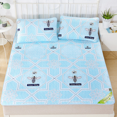 Taidina乳胶凉席三件套 夏空调软席可水洗机洗折叠天丝凉席单双人|ms