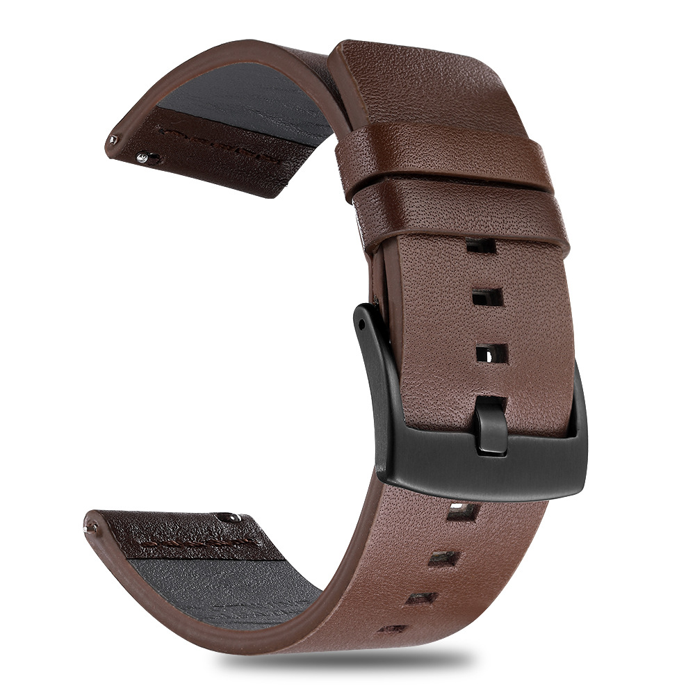 Suitable for Samsung GearS3 S2, Huawei and other general leather cowhide watch straps with a size of 20 22mm 4