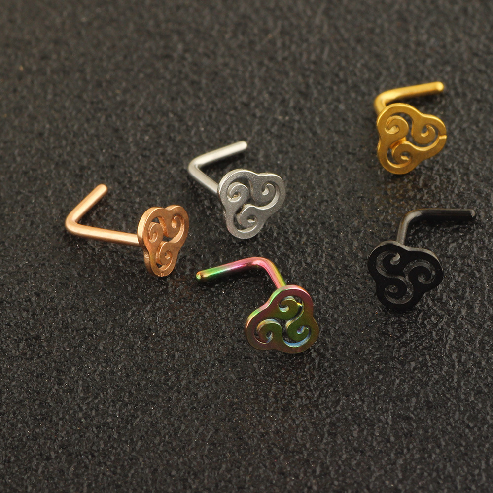 Labret piercing jewelry detail image