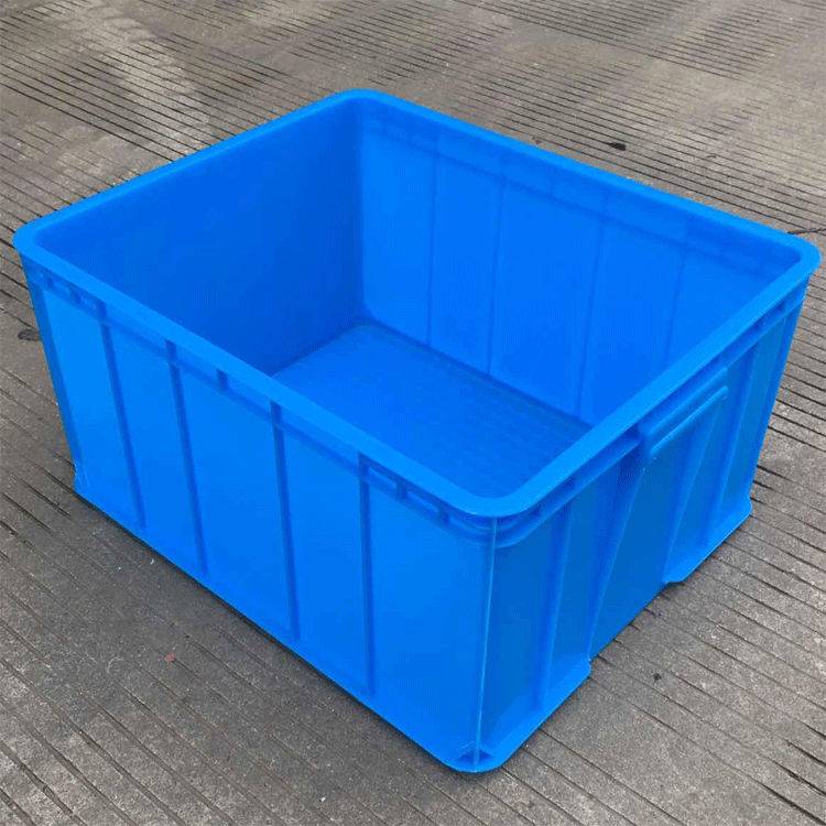 厂家直销560-290蓝色塑料盒 外径600*500*300内径560*460*290胶盒