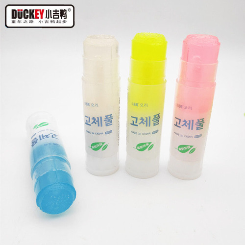 Xiaojiya student handmade glue stick strong solid glue color transparent jelly solid glue Korea 7210