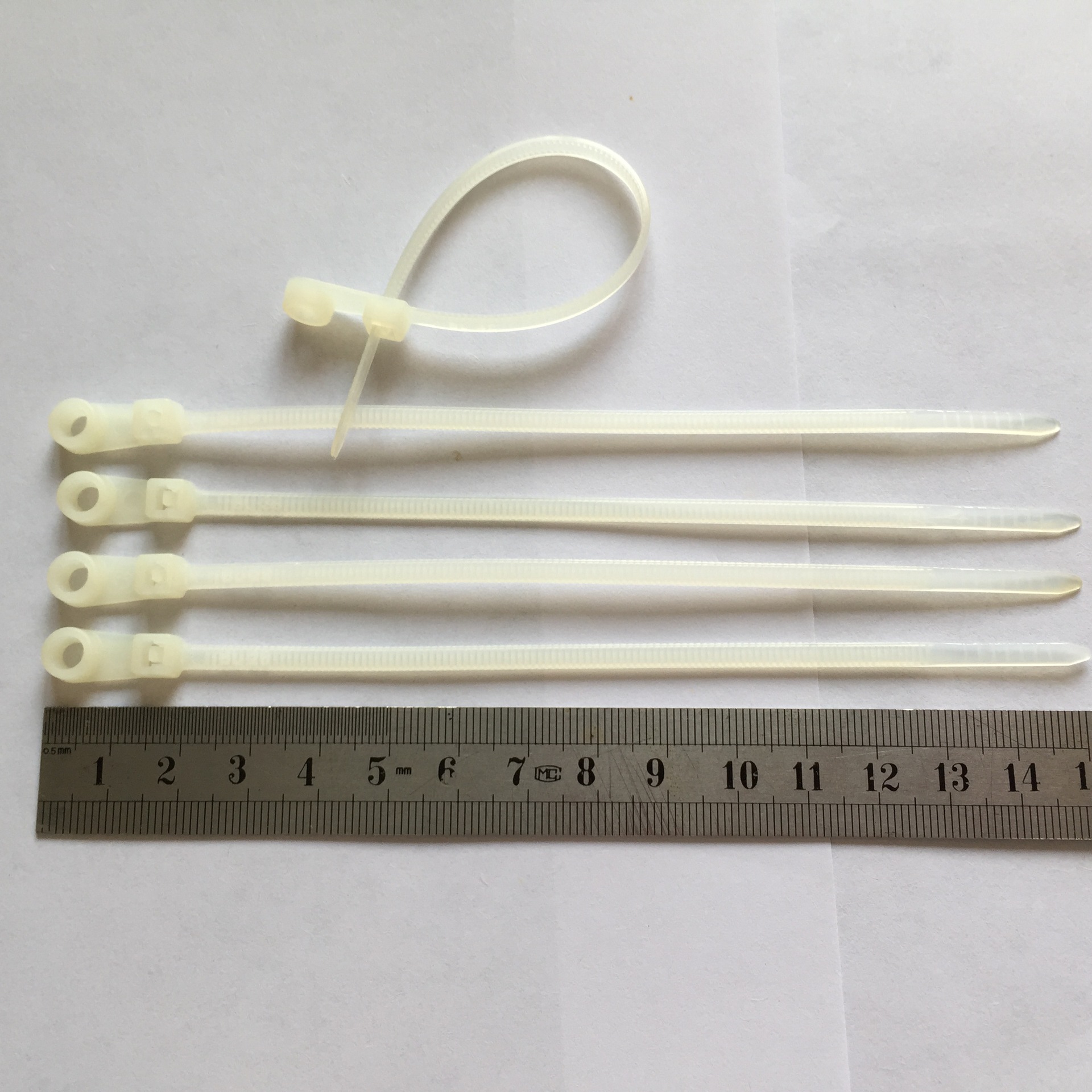 直销ULSGS固定锁式扎带自锁式平头塑胶扎带固定束带标式尼龙扎带