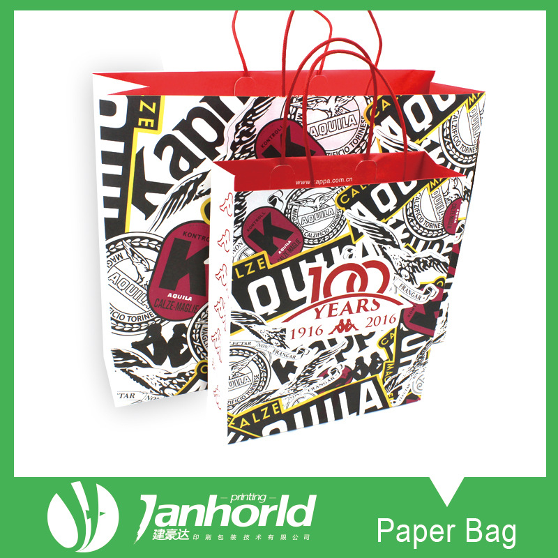 厂家直营服装手提礼品袋手提纸袋手提袋订 做白卡纸服装袋定 制