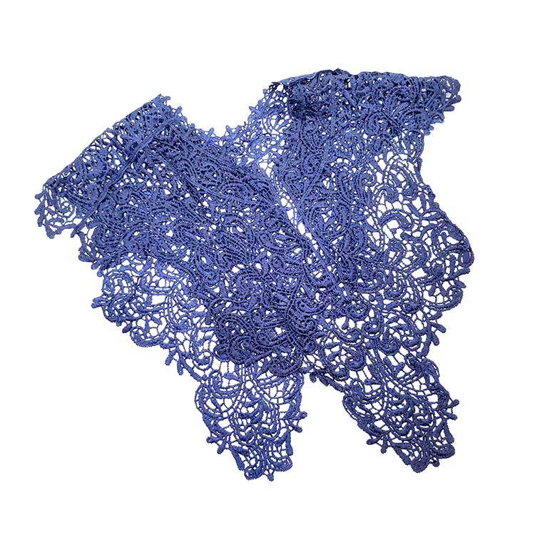 假领子女百搭新款时尚气质蕾丝镂空绣花短披肩四季尺码全色彩丰富