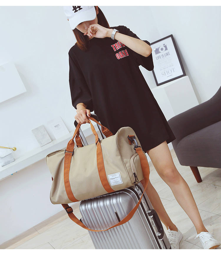 Unisex Basic Classic Style Solid Color Oxford Cloth Travel Bags display picture 11