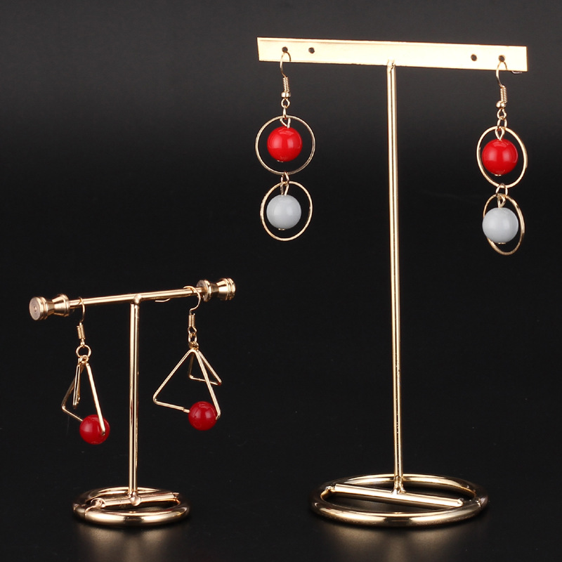 vintage风格金色首饰架展示架饰品架设计款耳环手链挂架耳钉收纳