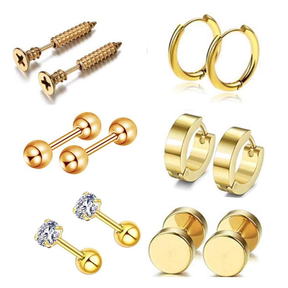 Pointed titanium steel lip stud product view