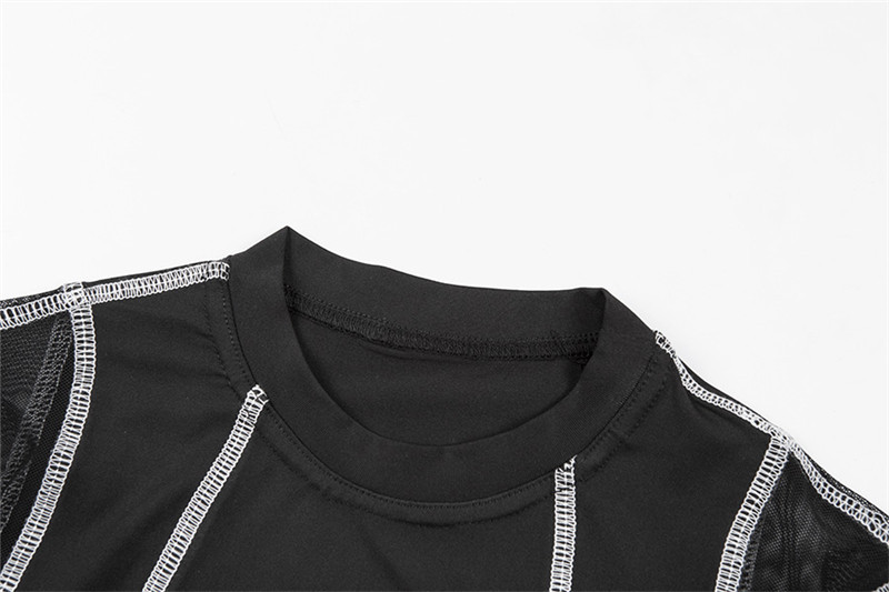 Body Sexy en maille imprimée à manches longues pour femmes, nouvelle collection été 2024_voghion.com