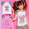 new pattern summer girl Short sleeved EM customized Cartoon lovely Female baby pure cotton jacket solar system Children's clothing On behalf of