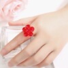 Crystal, woven ring handmade, wholesale