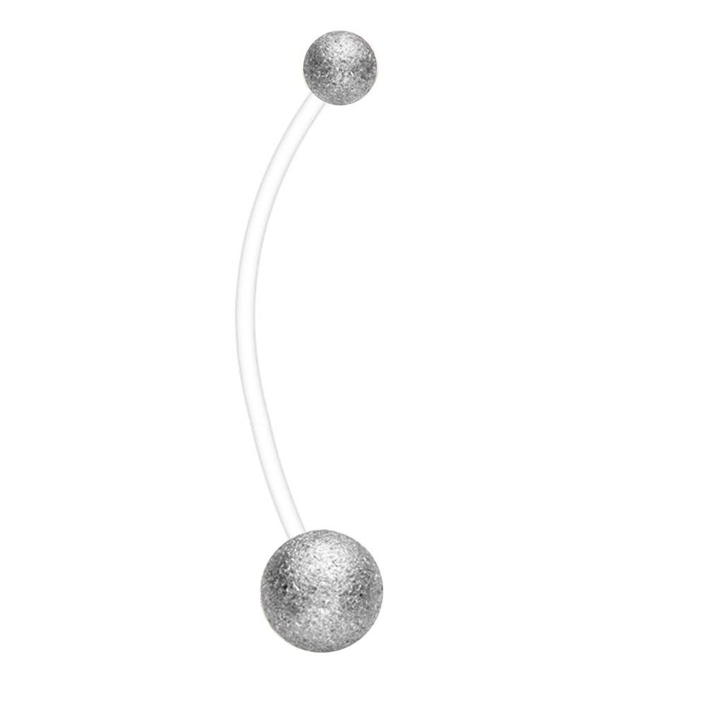 38mm Long Rod Pregnancy Belly Button Ring - Stainless Steel Geometric Shape - Non-Allergic, Best Selling on Amazon & eBay detail image 14