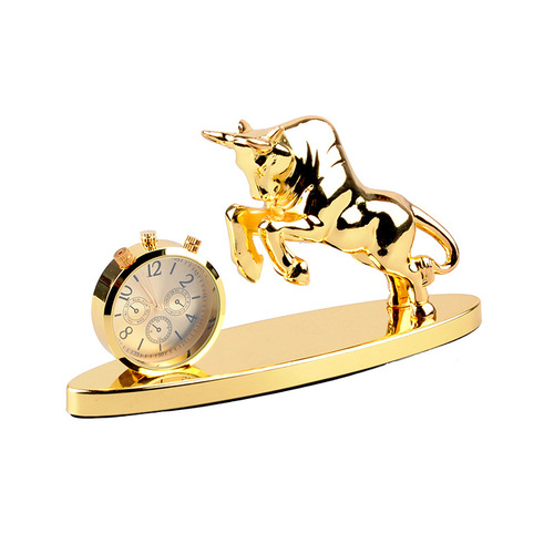 Car clock perfume seat ornaments high-end metal horse to success creative perfume car car cologne ornaments