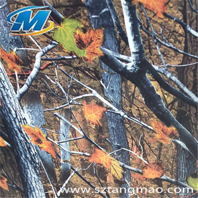 自产自销户外大树森林迷彩印花牛津布猎装面料牛津布