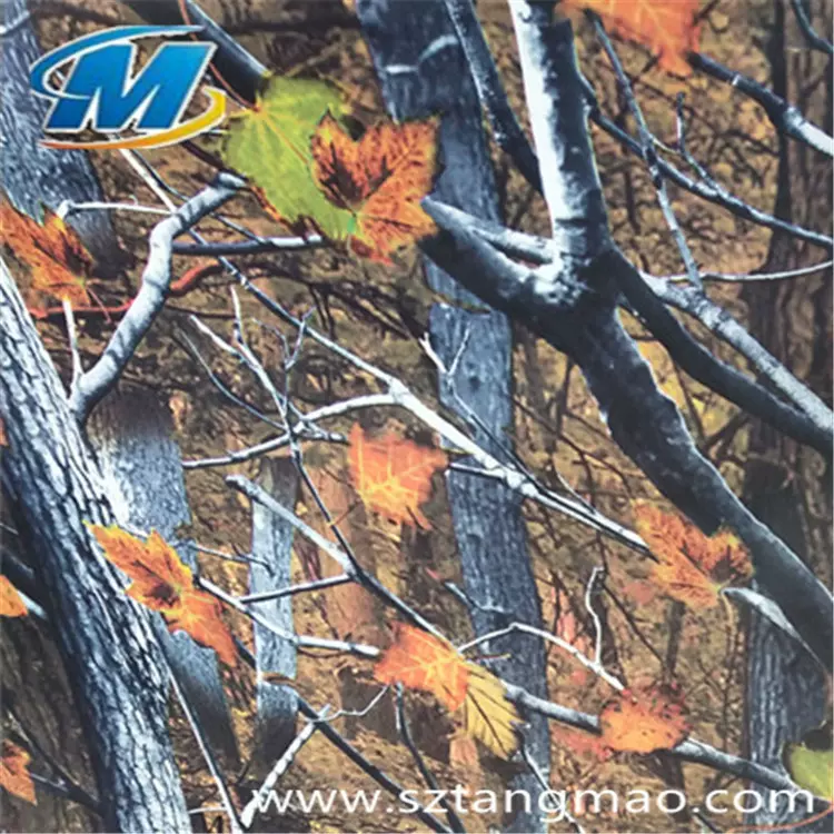 自产自销户外大树森林迷彩印花牛津布猎装面料牛津布