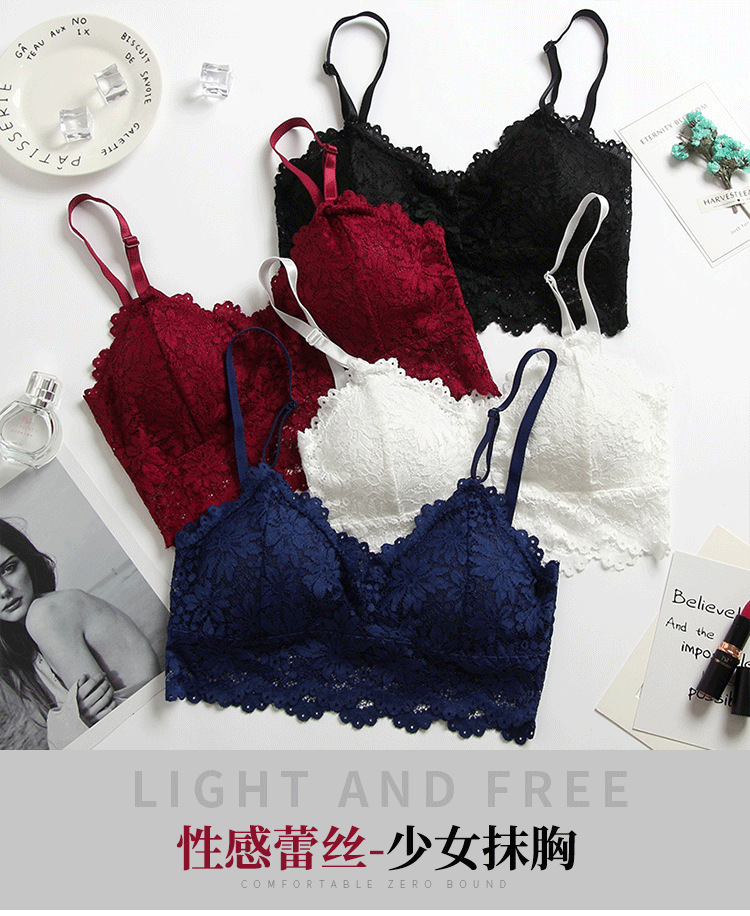 Soutiens-gorge FEUILLE ROUGE en  dentelle - Ref 3369028 Image 4