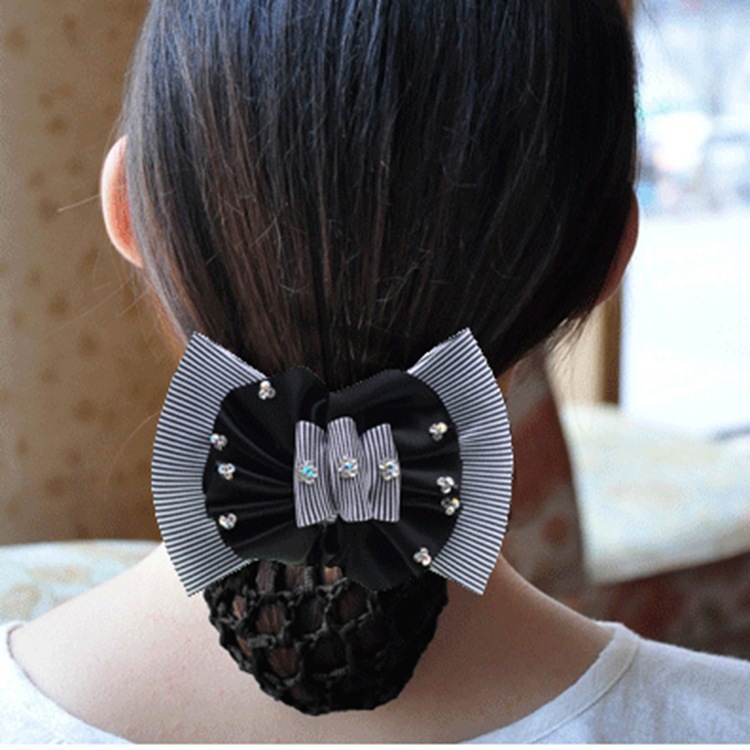 Estilo coreano accesorios para el cabello personal profesional tocado flor Hotel Banco farmacia supermercado desgaste neto Yiwu fábrica al por mayor