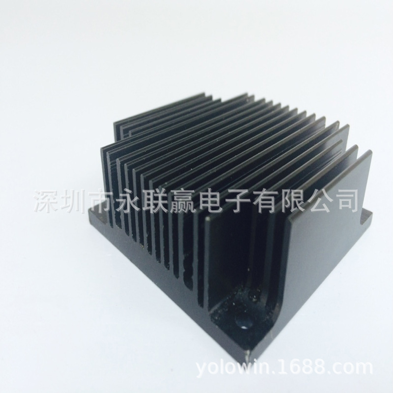 厂家直供铝散热片 电子散热片50*50*18mm